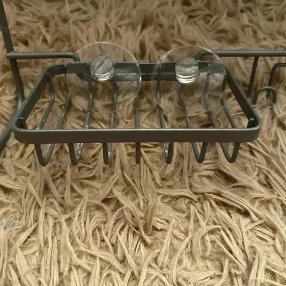 Hanging Shower Caddy with 2 Wall Clings - Picture 8 of 11